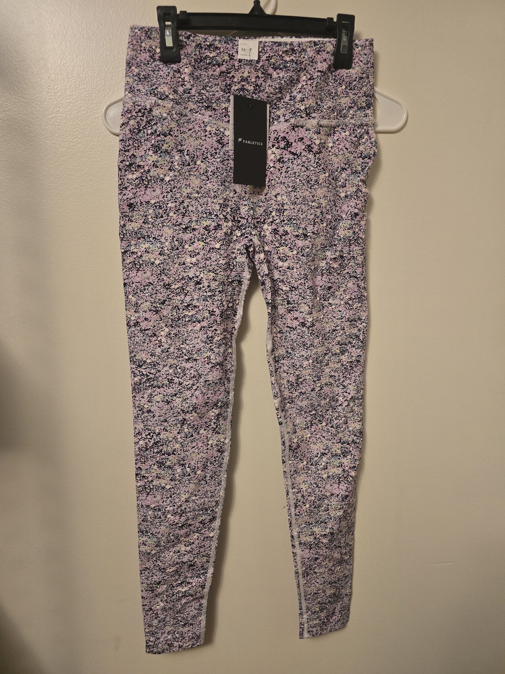 Fabletics Lavender Speckle High-Rise Leggings #396